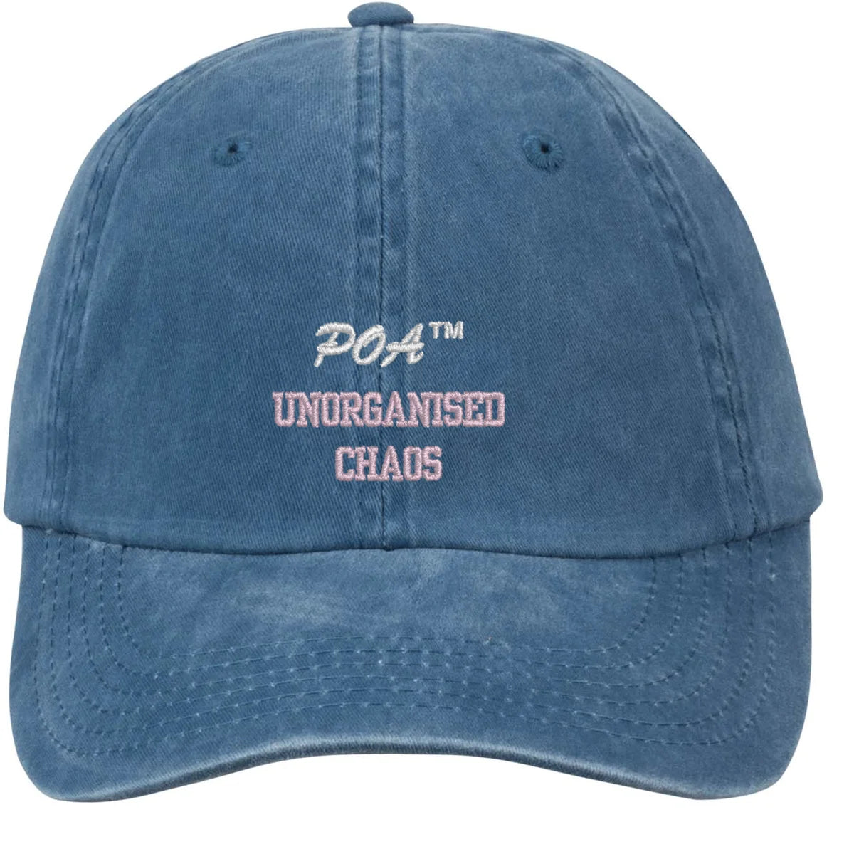 Gorra lavada POA™ Unorganised Chaos de béisbol 100 % algodón